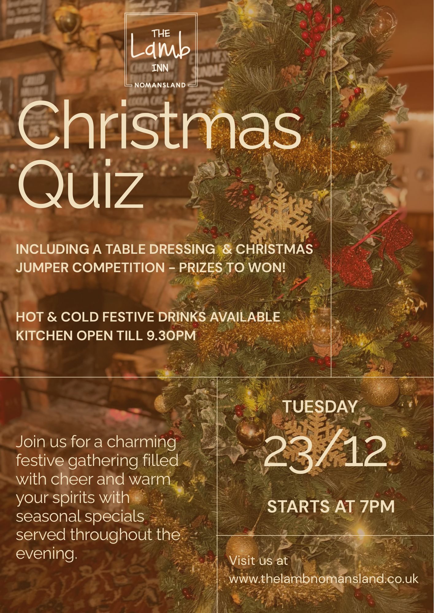 Christmas Quiz at The Lamb Inn Nomansland