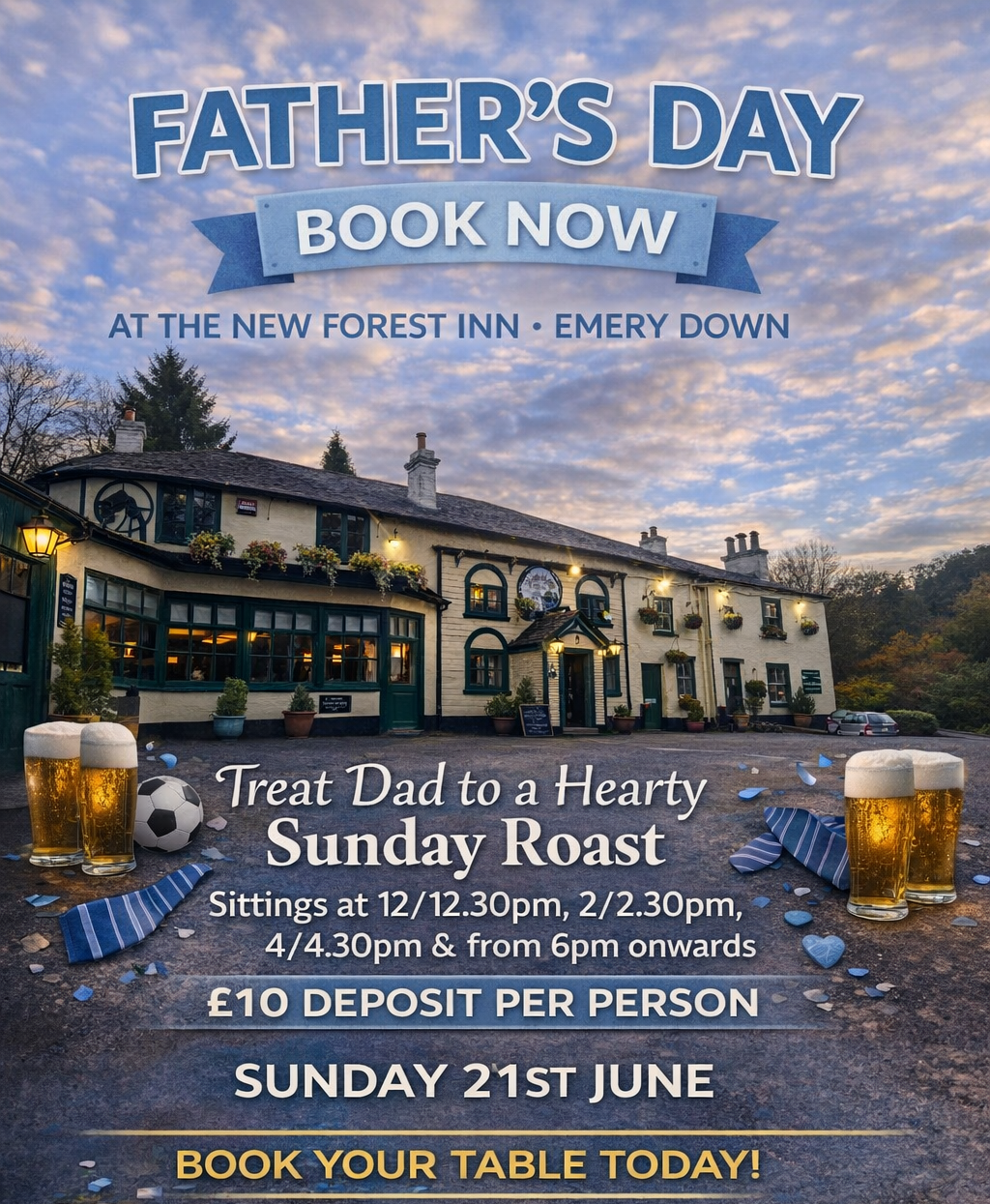 Father's Day 2026 at The New Forest Inn