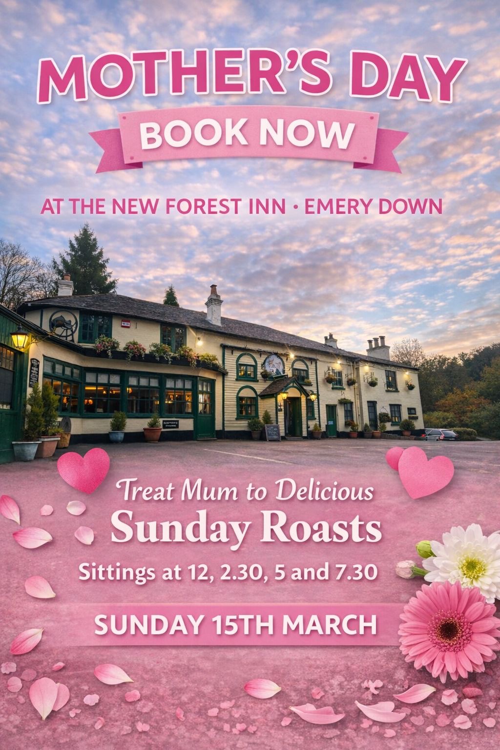 Mother's Day 2026 at The New Forest Inn